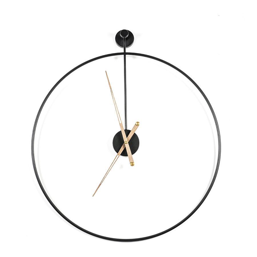 ZIDNI SAT SUNDIAL, CRNA, 70 cm