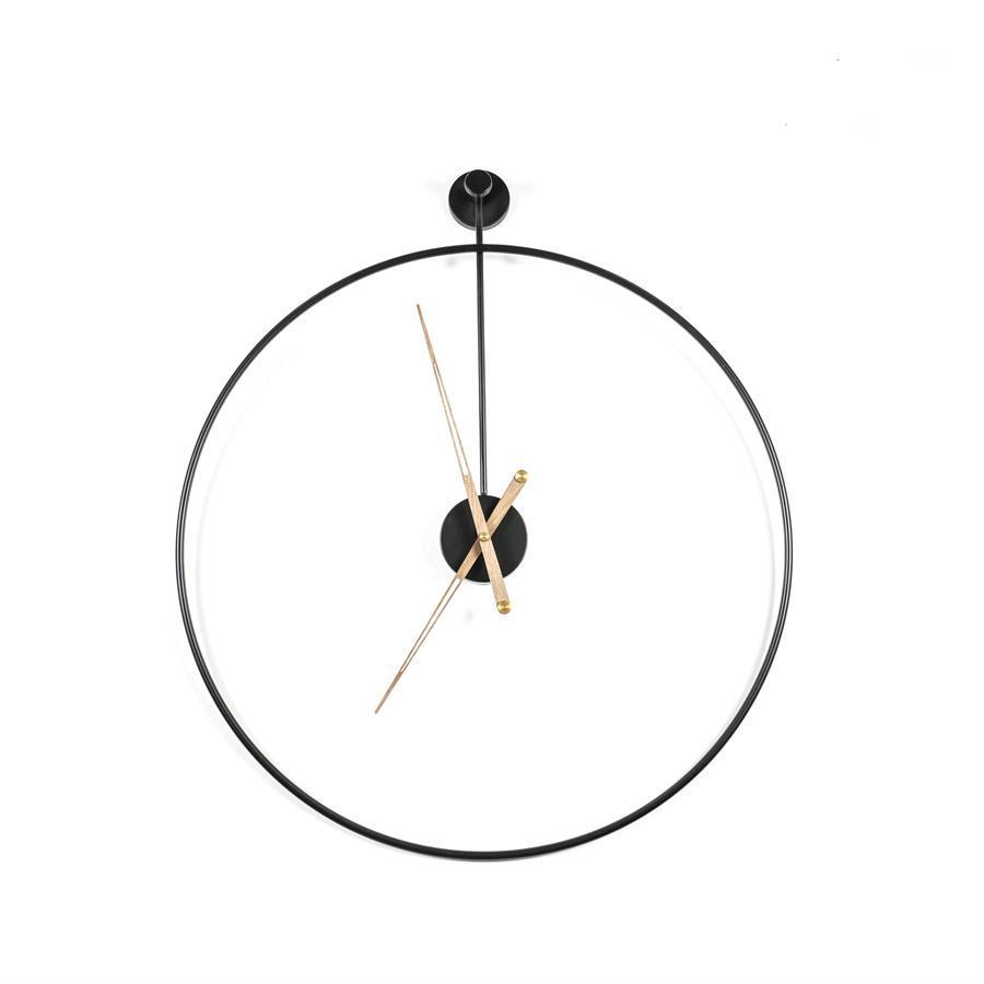 ZIDNI SAT SUNDIAL, CRNA, 50cm